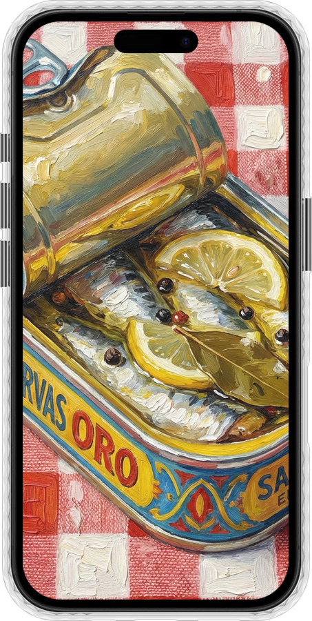 Чохол Bumper чехол Vintage Sardine Tin Phone для Apple iPhone 16 - 6772pc-3709 изображение 