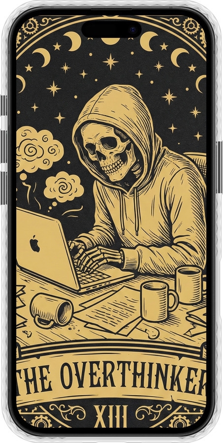 Чохол Bumper чехол The Overthinker для Apple iPhone 16 - 6774pc-3709 изображение 