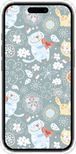 Силикон с усиленными углами чехол Котята v3 для Apple iPhone 16 - 1223sp-3709 изображение 