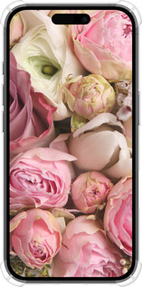 Силикон с усиленными углами чехол Розы v2 для Apple iPhone 16 - 2320sp-3709 изображение 