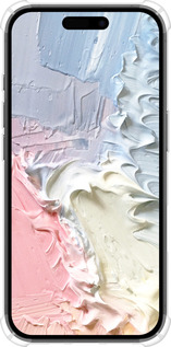 Силіконовий протиударний с посиленими кутами чехол Пастель для Apple iPhone 16 - 3981sp-3709 изображение 