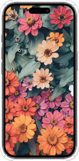 Силикон с усиленными углами чехол Beauty flowers для Apple iPhone 16 - 4050sp-3709 изображение 