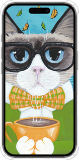 Силикон с усиленными углами чехол Cat&Coffee для Apple iPhone 16 - 4053sp-3709 изображение 