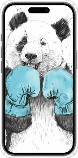 Силикон с усиленными углами чехол Панда-боксер для Apple iPhone 16 - 4104sp-3709 изображение 