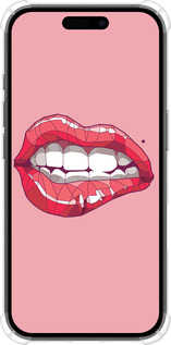Силикон с усиленными углами чехол Sexy lips для Apple iPhone 16 - 4174sp-3709 изображение 