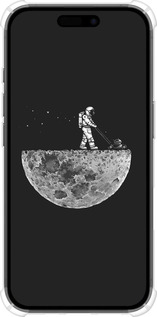 Силикон с усиленными углами чехол Moon in dark для Apple iPhone 16 - 4176sp-3709 изображение 