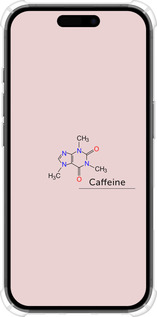 Силикон с усиленными углами чехол Caffeine для Apple iPhone 16 - 4277sp-3709 изображение 
