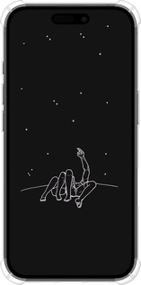 Силикон с усиленными углами чехол Романтика для Apple iPhone 16 - 4306sp-3709 изображение 