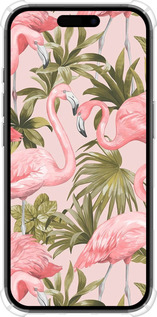 Силикон с усиленными углами чехол фламинго 2 для Apple iPhone 16 - 4360sp-3709 изображение 