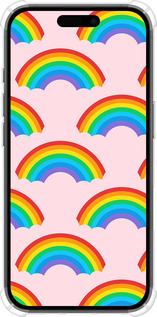Силіконовий протиударний с посиленими кутами чехол Rainbows для Apple iPhone 16 - 4478sp-3709 изображение 