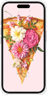 Силикон с усиленными углами чехол pizza для Apple iPhone 16 - 4492sp-3709 изображение 