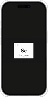 Силіконовий протиударний с посиленими кутами чехол Сарказм для Apple iPhone 16 - 4501sp-3709 изображение 
