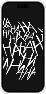 Силикон с усиленными углами чехол joker hahaha для Apple iPhone 16 - 4509sp-3709 изображение 