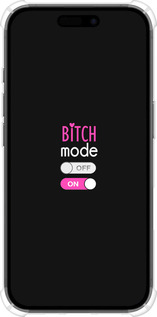 Силикон с усиленными углами чехол Bitch mode для Apple iPhone 16 - 4548sp-3709 изображение 