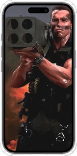 Силикон с усиленными углами чехол Базука для Apple iPhone 16 - 4564sp-3709 изображение 