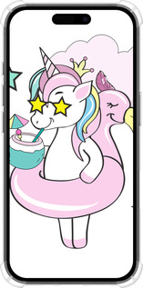 Силикон с усиленными углами чехол Crown Unicorn для Apple iPhone 16 - 4660sp-3709 изображение 