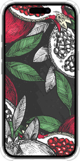 Силикон с усиленными углами чехол Гранат для Apple iPhone 16 - 4692sp-3709 изображение 