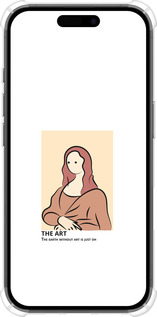 Силикон с усиленными углами чехол The art для Apple iPhone 16 - 4890sp-3709 изображение 