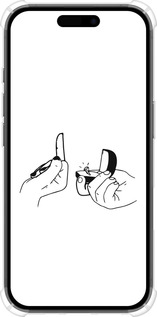 Силикон с усиленными углами чехол Предложение для Apple iPhone 16 - 4898sp-3709 изображение 