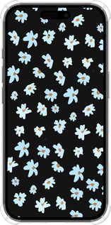 Силикон с усиленными углами чехол Цветочный для Apple iPhone 16 - 4900sp-3709 изображение 
