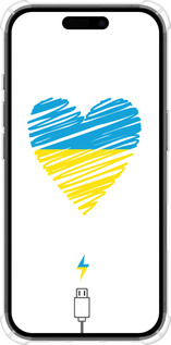 Силикон с усиленными углами чехол Подзарядка сердца v2 для Apple iPhone 16 - 5295sp-3709 изображение 