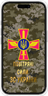 Силіконовий протиударний с посиленими кутами чехол ПС ЗСУ для Apple iPhone 16 - 5305sp-3709 изображение 