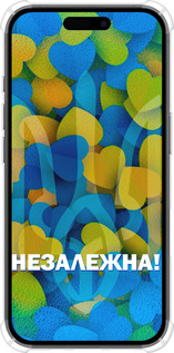 Силіконовий протиударний с посиленими кутами чехол Незалежна для Apple iPhone 16 - 5447sp-3709 изображение 