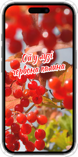 Силикон с усиленными углами чехол Калина для Apple iPhone 16 - 5454sp-3709 изображение 