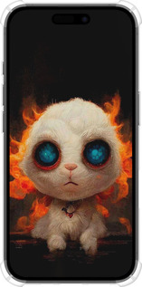 Силикон с усиленными углами чехол Бавовнятко для Apple iPhone 16 - 5466sp-3709 изображение 