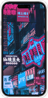 Силикон с усиленными углами чехол Hong Kong City для Apple iPhone 16 - 5536sp-3709 изображение 