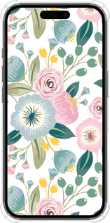 Силіконовий протиударний с посиленими кутами чехол Квіткові шпалери v2 для Apple iPhone 16 - 5602sp-3709 изображение 