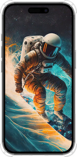 Силикон с усиленными углами чехол Сноубордист для Apple iPhone 16 - 5604sp-3709 изображение 