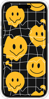 Силикон с усиленными углами чехол Смайлы v3 для Apple iPhone 16 - 5623sp-3709 изображение 