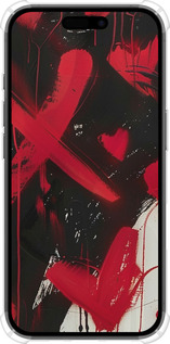 Силикон с усиленными углами чехол XO Love для Apple iPhone 16 - 6044sp-3709 изображение 