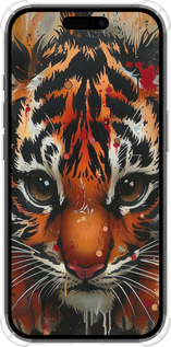 Силикон с усиленными углами чехол Mini tiger для Apple iPhone 16 - 6052sp-3709 изображение 