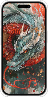 Силіконовий протиударний с посиленими кутами чехол Стихія вогню для Apple iPhone 16 - 6101sp-3709 изображение 