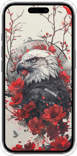 Силикон с усиленными углами чехол Рубиновый орел для Apple iPhone 16 - 6103sp-3709 изображение 