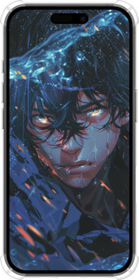 Силіконовий протиударний с посиленими кутами чехол Satoru Gojou для Apple iPhone 16 - 6128sp-3709 изображение 