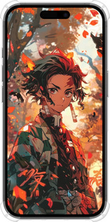 Силіконовий протиударний с посиленими кутами чехол Tanjiro для Apple iPhone 16 - 6130sp-3709 изображение 