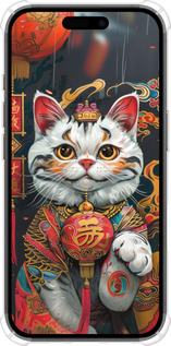 Силіконовий протиударний с посиленими кутами чехол China Cat v2 для Apple iPhone 16 - 6135sp-3709 изображение 