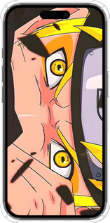 Силикон с усиленными углами чехол Наруто 2 для Apple iPhone 16 - 6297sp-3709 изображение 