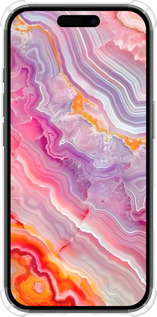 Силикон с усиленными углами чехол Мрамор 2 для Apple iPhone 16 - 6307sp-3709 изображение 