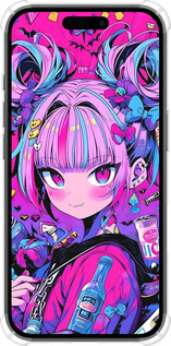 Силикон с усиленными углами чехол Аниме милаха для Apple iPhone 16 - 6314sp-3709 изображение 