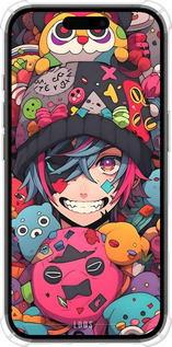 Силикон с усиленными углами чехол Аниме парень для Apple iPhone 16 - 6317sp-3709 изображение 