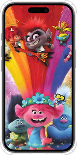 Силикон с усиленными углами чехол Троли для Apple iPhone 16 - 6343sp-3709 изображение 