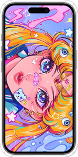 Силикон с усиленными углами чехол Сейлор Мун 4 для Apple iPhone 16 - 6353sp-3709 изображение 