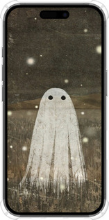 Силикон с усиленными углами чехол Привидение и светлячки для Apple iPhone 16 - 6406sp-3709 изображение 