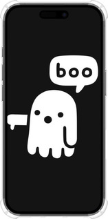 Силикон с усиленными углами чехол Призрак Неодобрения для Apple iPhone 16 - 6431sp-3709 изображение 