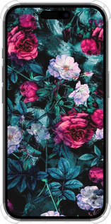 Силикон с усиленными углами чехол Сад и розы для Apple iPhone 16 - 6483sp-3709 изображение 