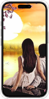 Силикон с усиленными углами чехол Sunset для Apple iPhone 16 - 6607sp-3709 изображение 